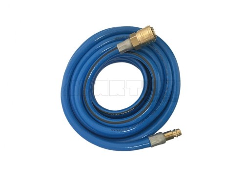 Wąż do sprężonego powietrza pneumatyczny wykonany z mocnego materiału fi 10 mm L=15 m.