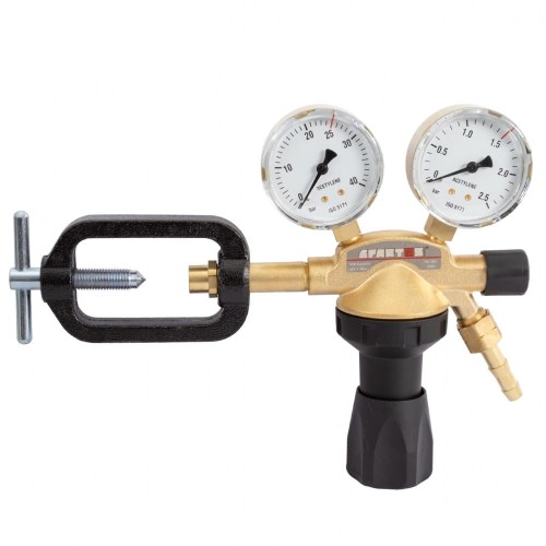 Reduktor do butli gazowej acetylen z jarzmem