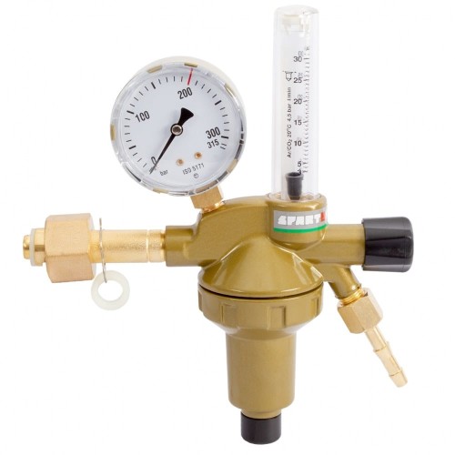 Reduktor do butli gazowej ArCO2 1/4 RH z rotametrem