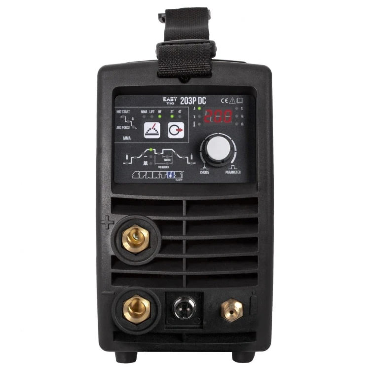 Spawarka Easy TIG 203P DC Spartus - widok na przód maszyny