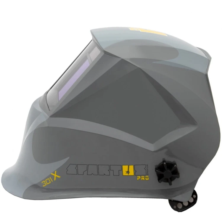 Przyłbica spawalnicza Pro 301X (szara) Spartus automatyczna, lekka skorupa