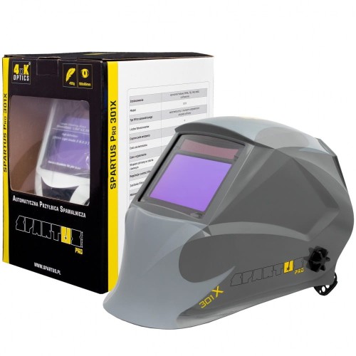 Przyłbica spawalnicza Pro 301X (szara) Spartus