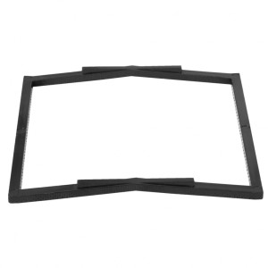 Ramka mocująca filtr spawalniczy do przyłbicy z klapką