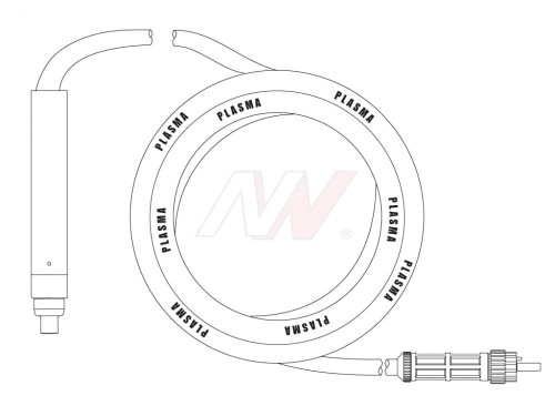 Uchwyt plazmowy EX40-2V/60/T70 maszynowy 6m z centralnym wtykiem