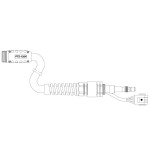 Przewód prądowo-powietrzny 7,5 m do POWERMAX 1000/1250® do palnika ręcznego (przyłącze EASY-FIT)