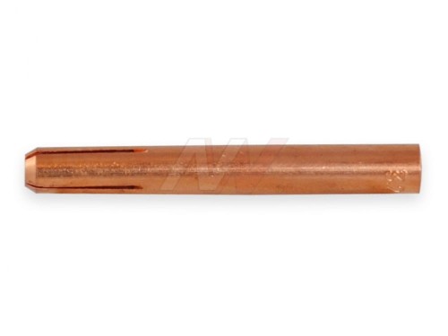Tulejka zaciskowa do palnika 18SC do dużych prądów fi 3,2mm - widok z boku