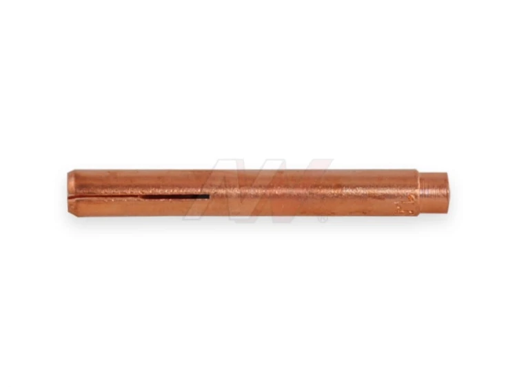 Tulejka zaciskowa do palnika 9/20 TIG fi 1,6 mm duża soczewka - widok z boku