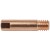 Końcówka prądowa M6x25mm E-Cu do Al 0,8mm łuska