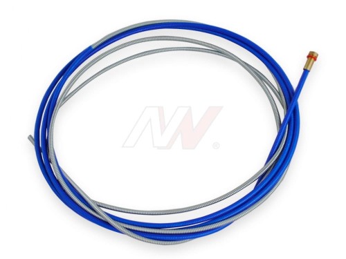 Prowadnik drutu stalowy powlekany niebieski zalecany do drutu 0,6-0,8mm 4,4m