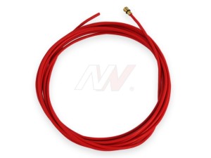 Prowadnik drutu teflonowy czerwony zalecany do drutu 1,0-1,2mm 4,4m