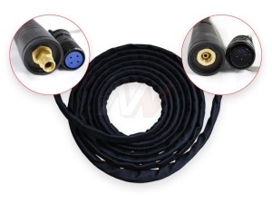 Przedłużacz uchwytu TIG 9/17 4m, przyłącze KEMPPI® (4 pol)