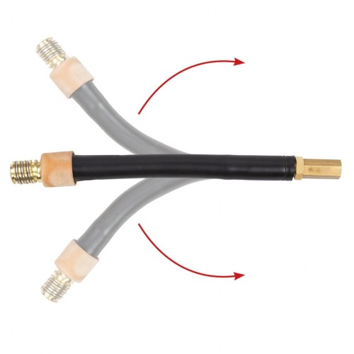 Palnik giętki 250F ze sprężyną do MIG/MAG