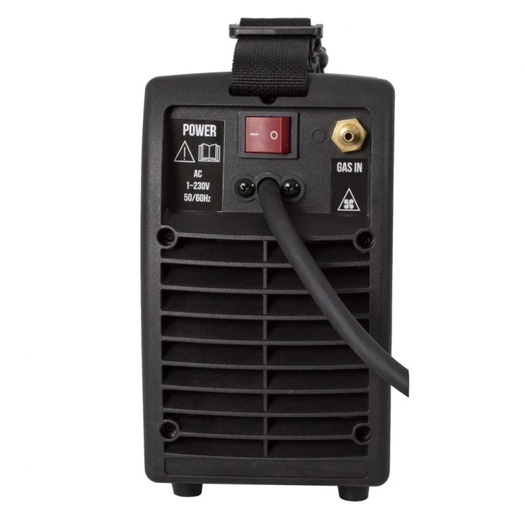 Spawarka Easy TIG 205P DC z uchwytem mini SPE 17 - widok na tył maszyny