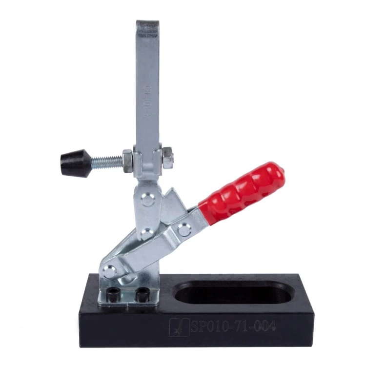 Docisk pionowy z blokiem kwadratowym  200x100x50 mm do stołu spawalniczego