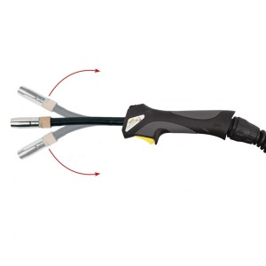 Uchwyt spawalniczy MIG/MAG 250F z giętkim palnikiem SPARTUS Pro 5m