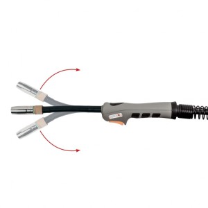 Uchwyt spawalniczy MIG/MAG 250F z giętkim palnikiem SPARTUS Master 5m