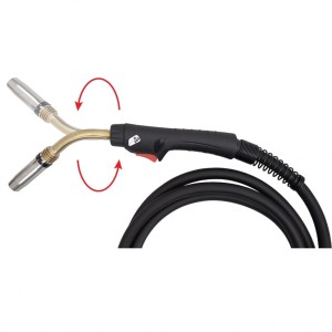 Uchwyt spawalniczy MIG/MAG 360R z obrotowym palnikiem Master 4m SPARTUS