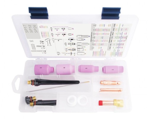 TIG BOX STANDARD 17/18/26 zestaw na elektrodę 2,4