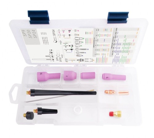 TIG BOX STANDARD 9/20 zestaw na elektrodę 3,2