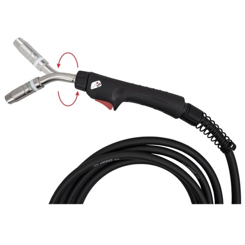 Uchwyt spawalniczy MIG/MAG 250R z obrotowym palnikiem SPARTUS Master 4m
