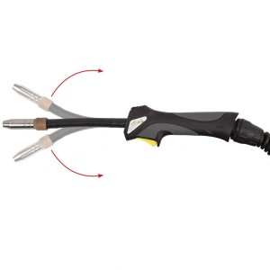 Uchwyt spawalniczy MIG/MAG z giętkim palnikiem MB15F Pro Spartus 3m