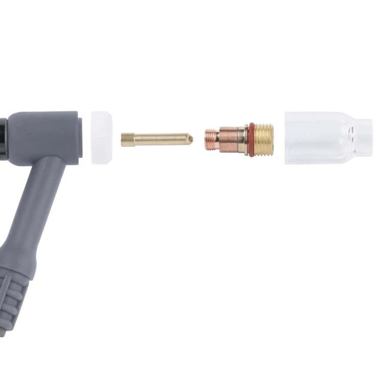 Soczewka wersja krótka na palnik TIG 17/18/26 [1.6mm] Quartzsystem - rysunek złożeniowy