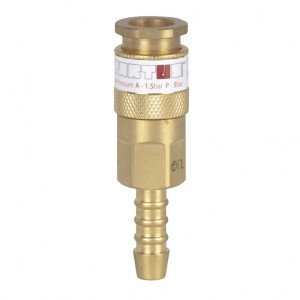 Szybkozłączka przypalnikowa - gniazdo na wąż fi 8,0mm (gaz palny)