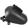 Przyłbica spawalnicza z klapką 90 × 110 mm czarna