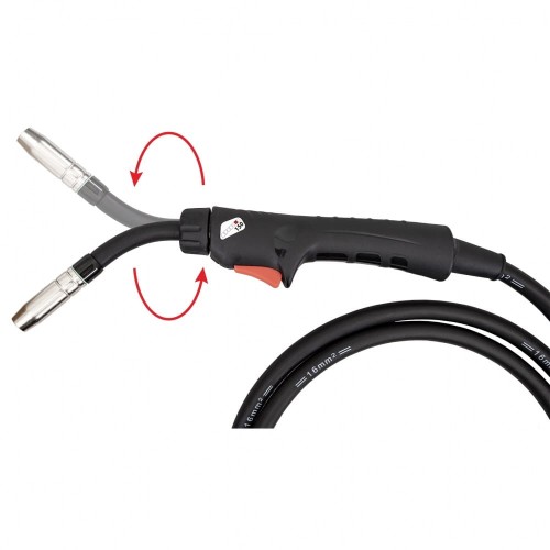 Uchwyt spawalniczy MIG/MAG 150R z obrotowym palnikiem SPARTUS Master 3m