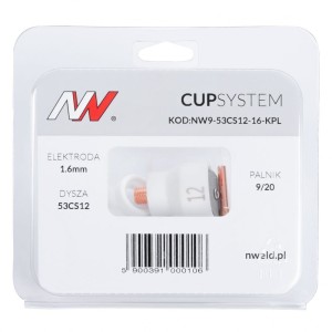 Dysza #12 PROCUP TIG 9/20 CUPSYSTEM 1,6mm