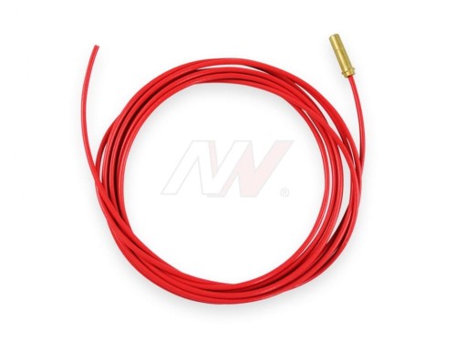 Prowadnik drutu teflonowy czerwony 4,5m fi 0,9-1,2mm pasuje do Kemppi