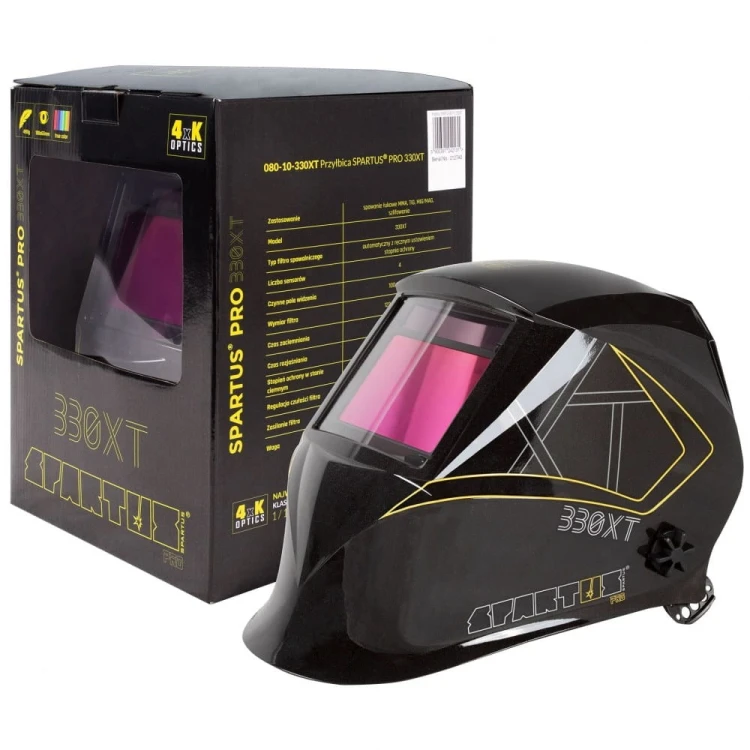 Przyłbica spawalnicza Pro 330XT z filtrem true color Spartus z opakowaniem
