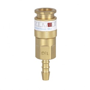 Szybkozłączka przypalnikowa - gniazdo na wąż fi 6,3mm tlen