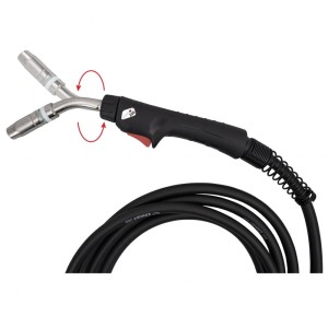Uchwyt spawalniczy MIG/MAG 250R z obrotowym palnikiem SPARTUS Master 5m