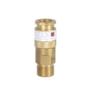 Szybkozłączka przypalnikowa - gniazdo z gwintem zew. G3/8" (tlen)