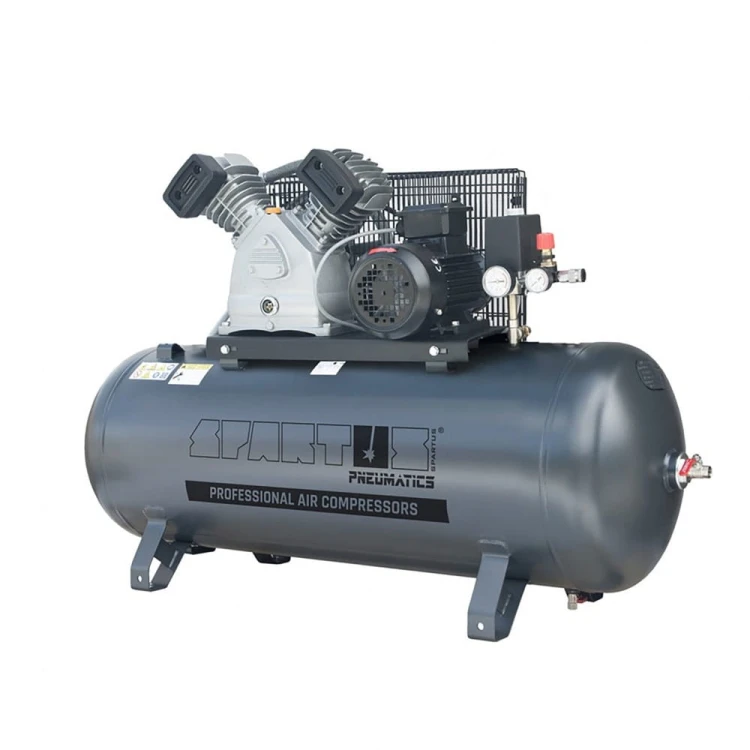 Sprężarka tłokowa SPARTUS® na zbiorniku poziomym 420/200 2,2 kW 230V 10 bar