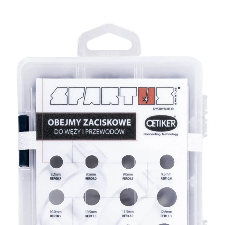 Zestaw opasek zaciskowych do węży i przewodów