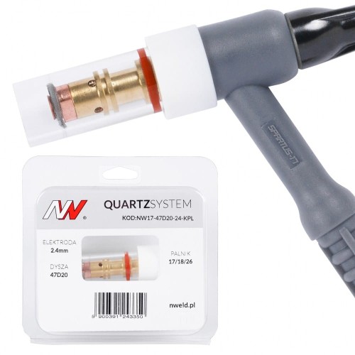 Mała soczewka L na palnik 17/18/26 TIG Quartzsystem [2,4 mm]