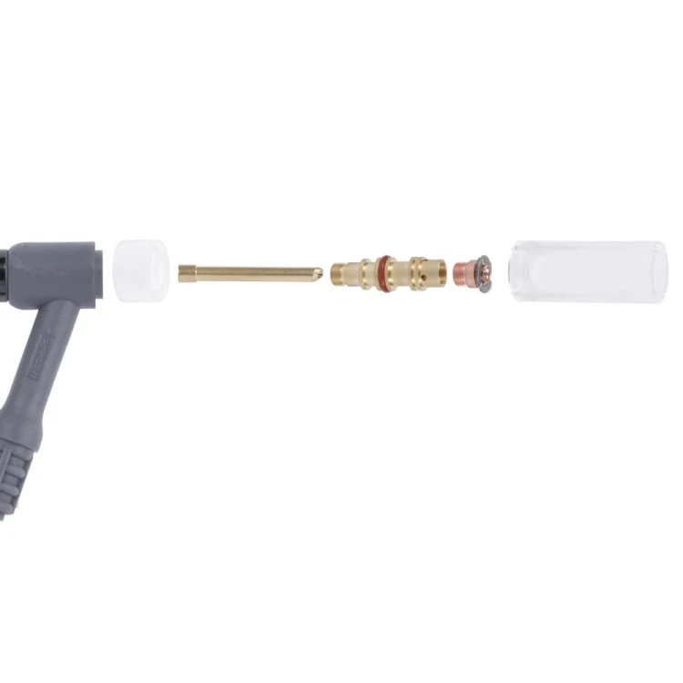 Mała soczewka L na palnik 17/18/26 TIG Quartzsystem [2,4 mm] - schemat