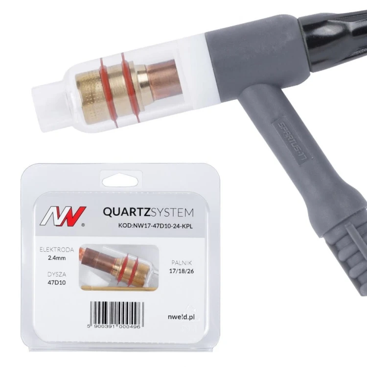 Soczewka na palnik TIG 17/18/26 Quartzsystem [2,4mm]