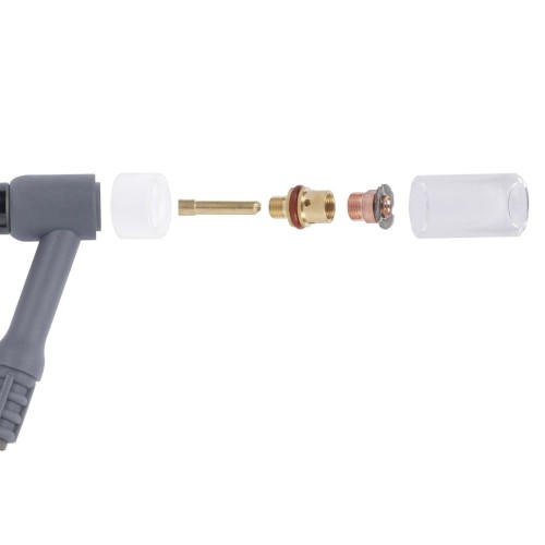 Mała soczewka S na palnik 17/18/26 TIG Quartzsystem [2,4 mm] - schemat