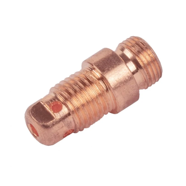 Gniazdo tulejki zaciskowej 2,4mm QUARTZSYSTEM TIG 17/18/26 standard wersja krótka - widok z boku