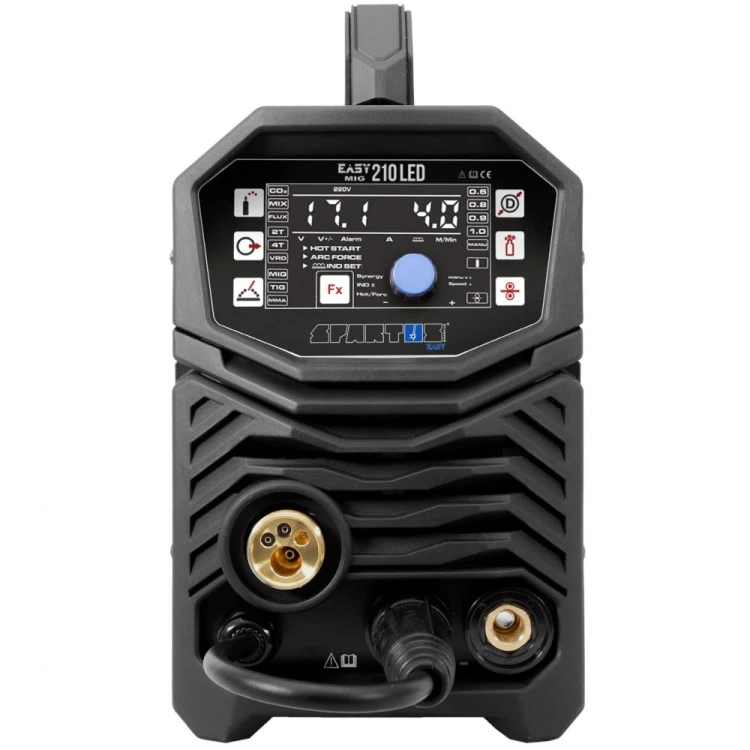 Spawarka Easy MIG 210 LED Spartus z wyświetlaczem