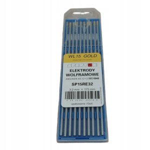 Elektroda wolframowa złota 3,2 x 175 mm 10 szt.