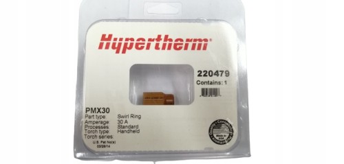 Pierścień zawirowujący PMX30 220479 Hypertherm do plazmy