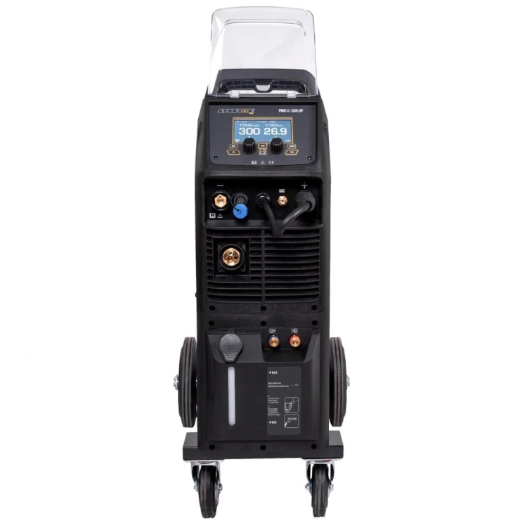 Spawarka Pro MIG 335 DUAL PULSE Spartus z chłodnicą i wózkiem