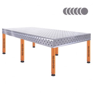 Stół spawalniczy 3000x1500x200 6 nóg ze stopami L=620 Hermes 3D