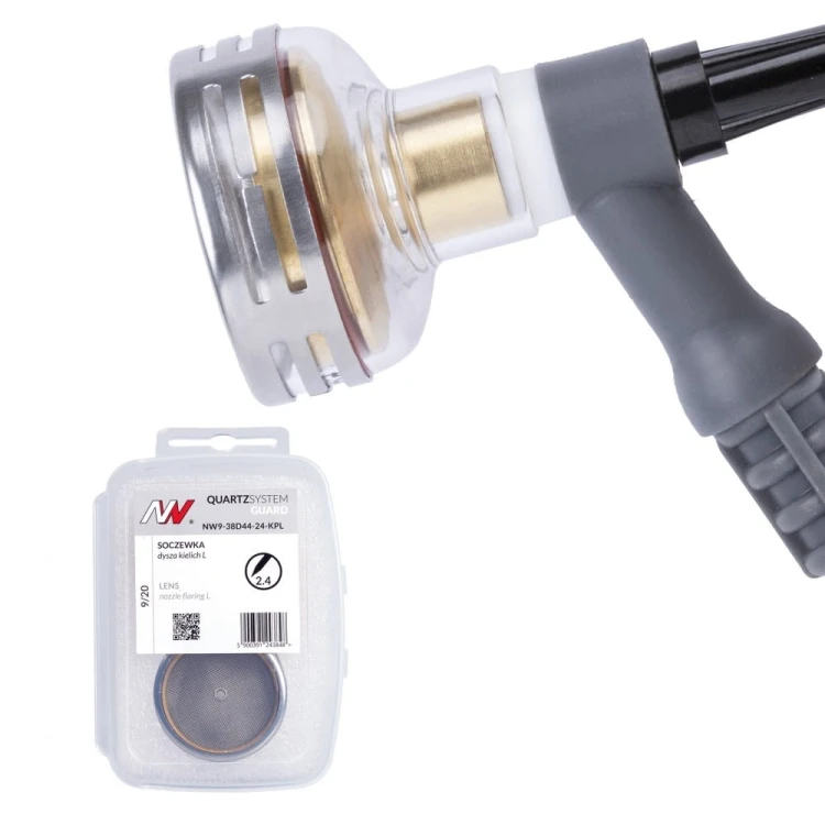Soczewka dysza kielich GUARD L#24 na elektrodę 2,4 mm Quartzsystem NW9-38D44-24-KPL 0