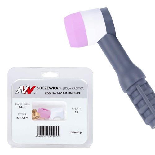 Soczewka wersja krótka 24/24W na elektrodę 2,4mm