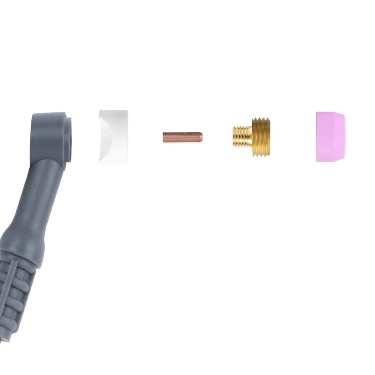 Soczewka wersja krótka 24/24W na elektrodę 2,4mm - rysunek złożeniowy